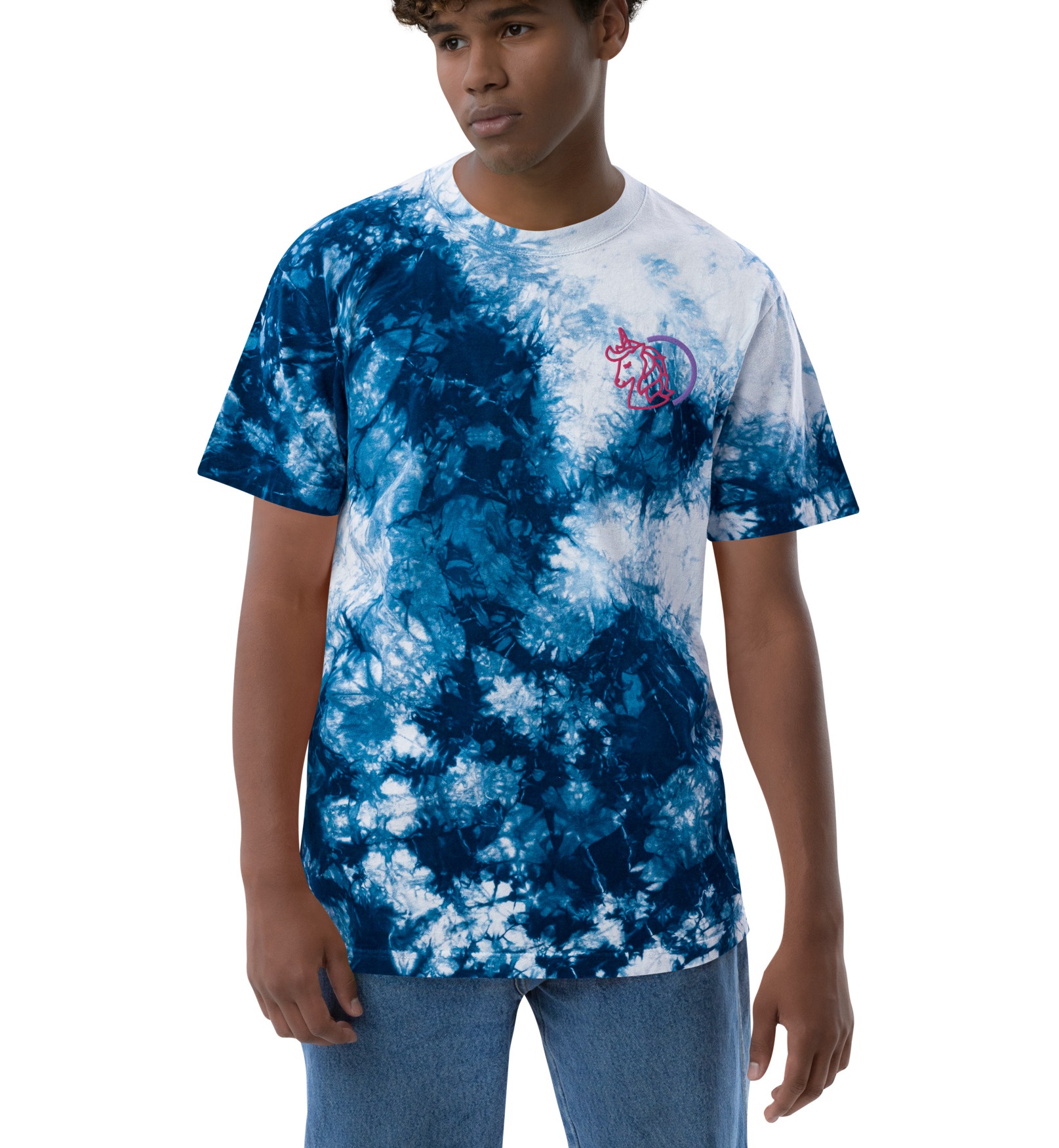 Oversized tie-dye t-shirt